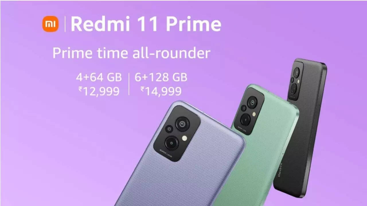 Redmi 11 Prime Series launched in India: Price, specifications ...
