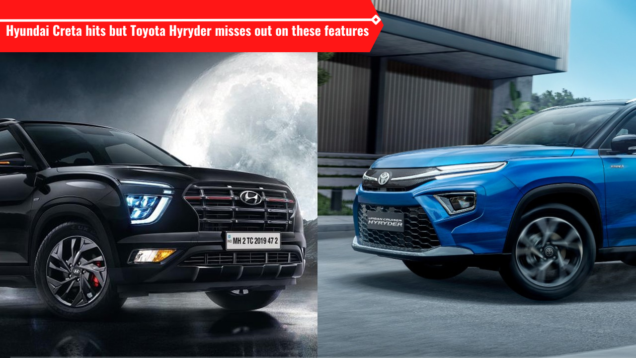 Hyundai Creta and Toyota Urban Cruiser Hyryder