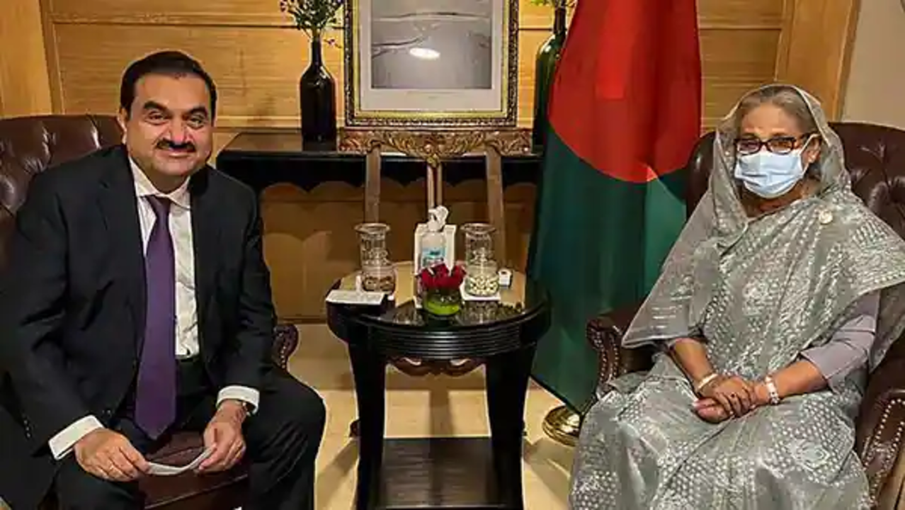 Gautam Adani meets Bangladesh Prime Minister Sheikh Hasina in New Delhi