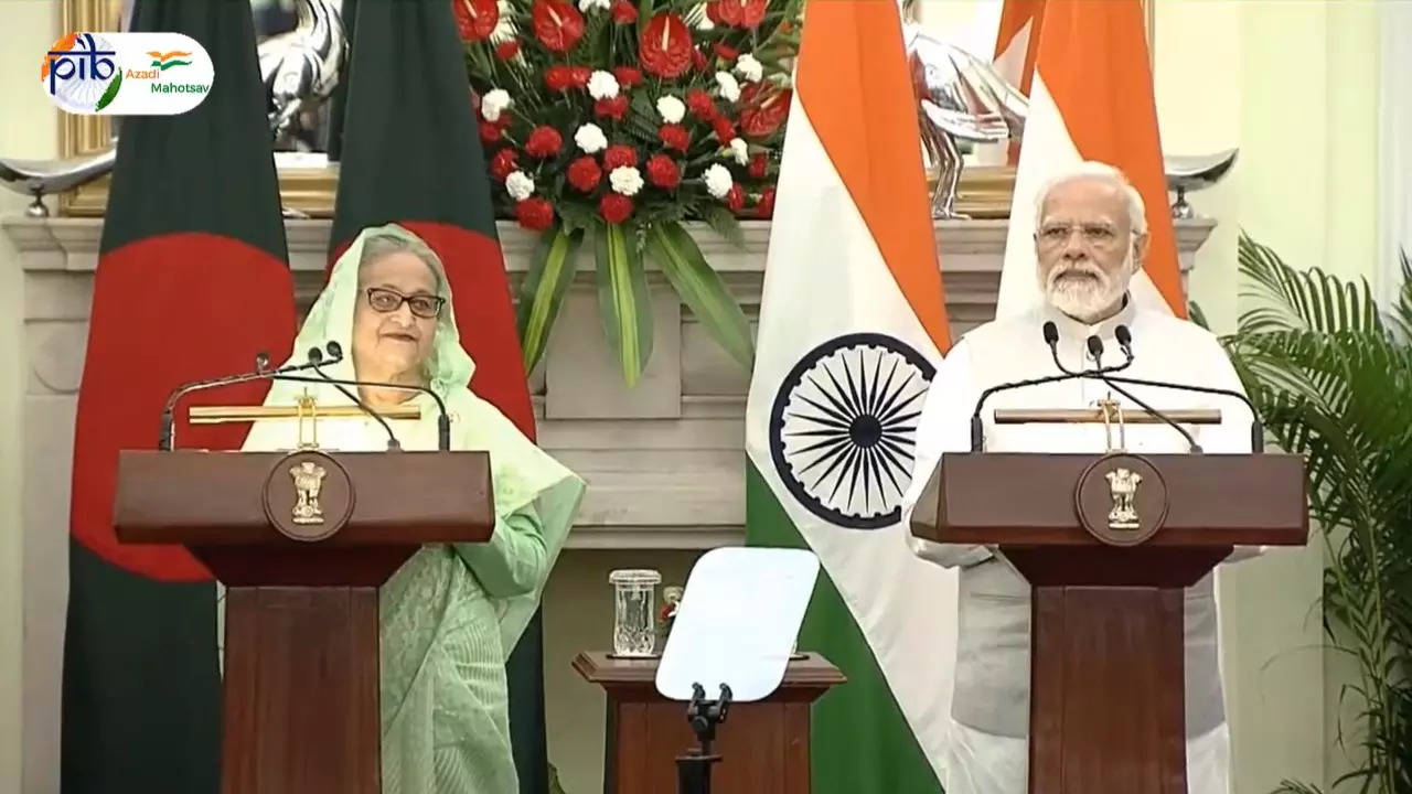 PM Modi holds meeting with Bangladesh's Sheikh Hasina, seven MoUs including Kushiyara water sharing agreement signed  - Updates