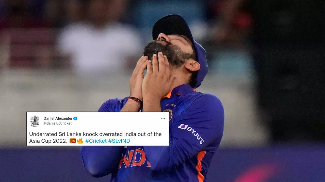 'Overrated India out of Asia Cup' Sri Lankan journo mocks Team India