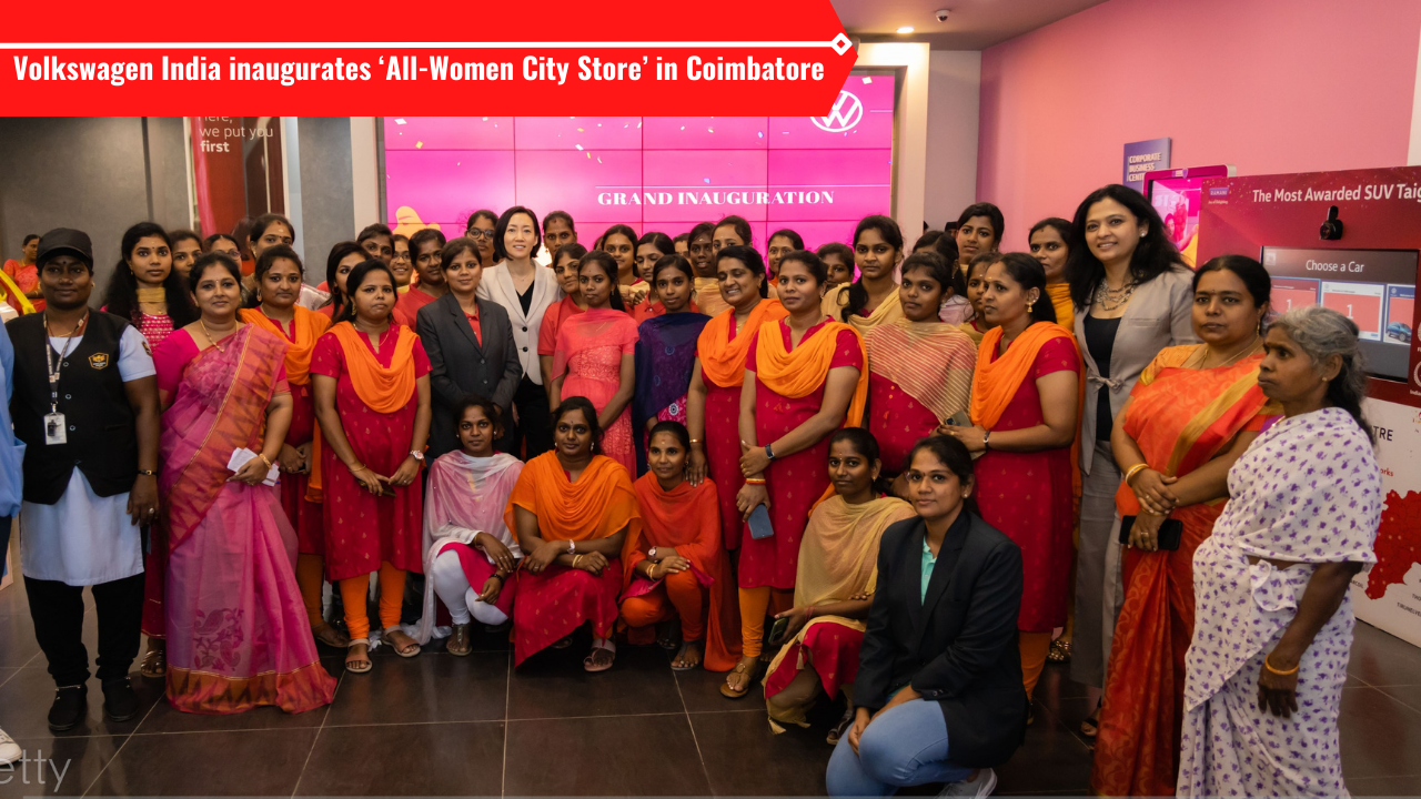 VW has launched its first ’All-Women City Store’ in Coimbatore, Tamil Nadu.