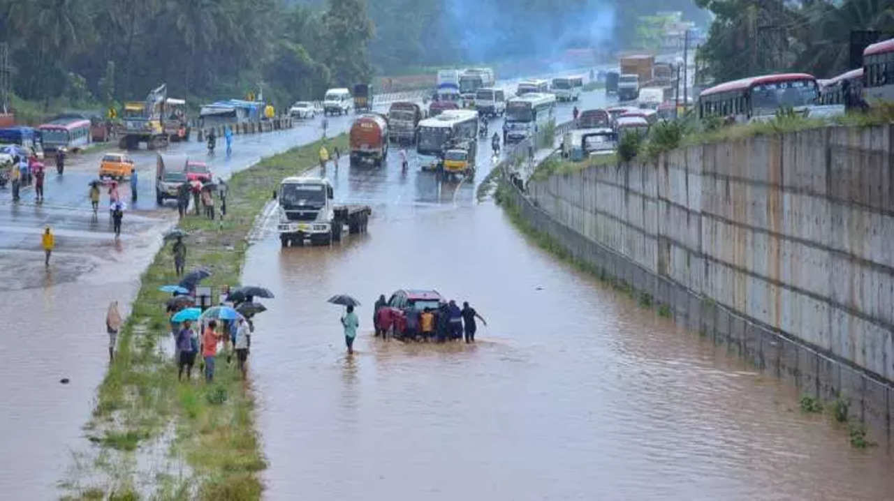 Large swathes of Bengaluru have been inundated following heavy rainfall