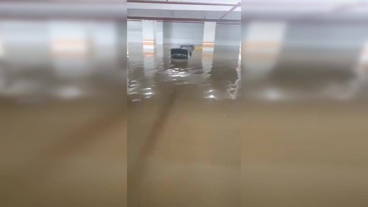 Viral video: Cars in basement parking submerge under dirty rainwater in ...