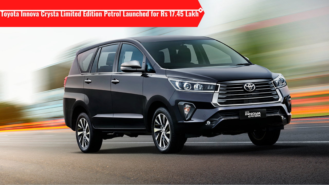 Toyota Innova Crysta Limited Edition Petrol