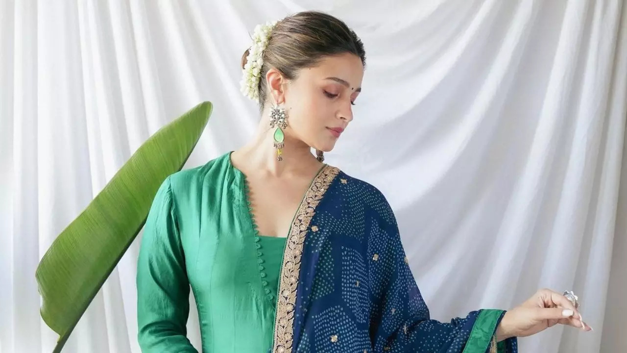 Alia Bhatt in an anarkali