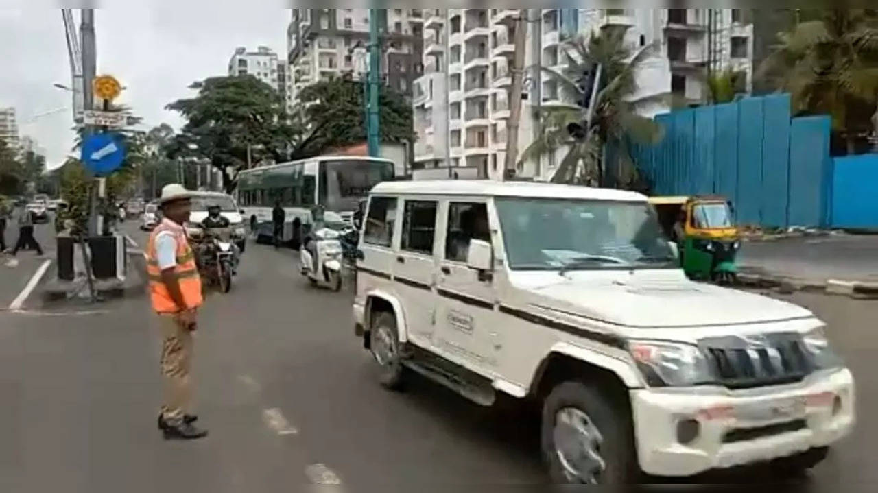 Traffic movement normal on Sarjapur Road