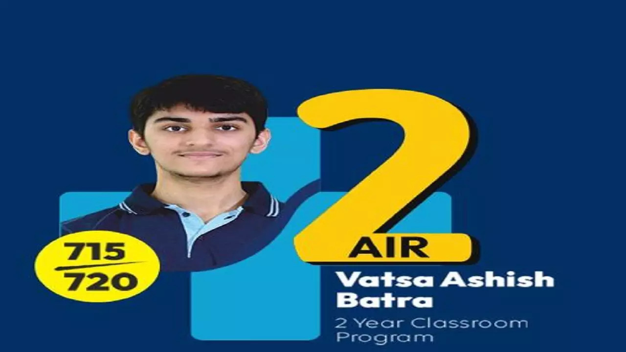 NEET Topper 2022 Vatsa Ashish