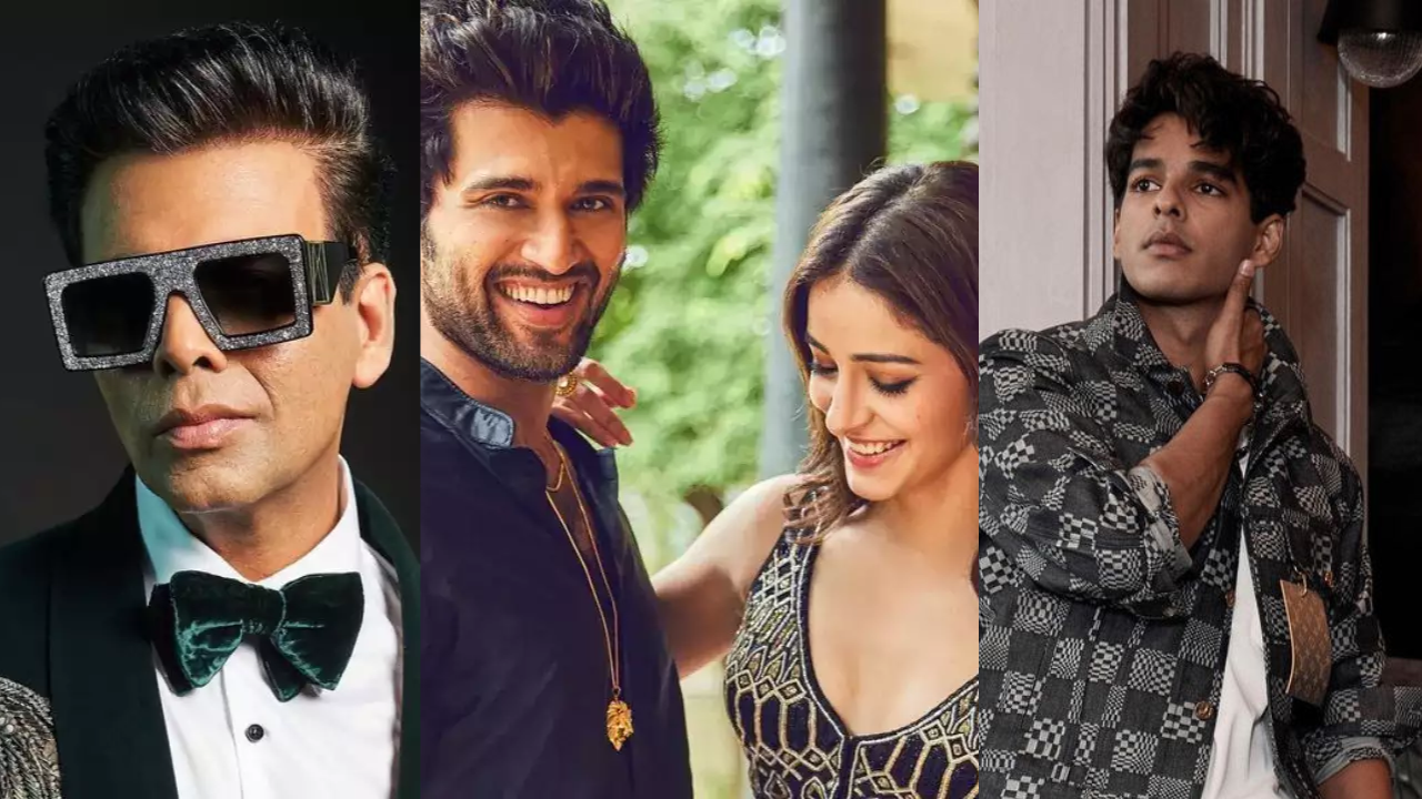 Karan Johar, Vijay Deverakonda, Ananya Panday, Ishaan Khatter