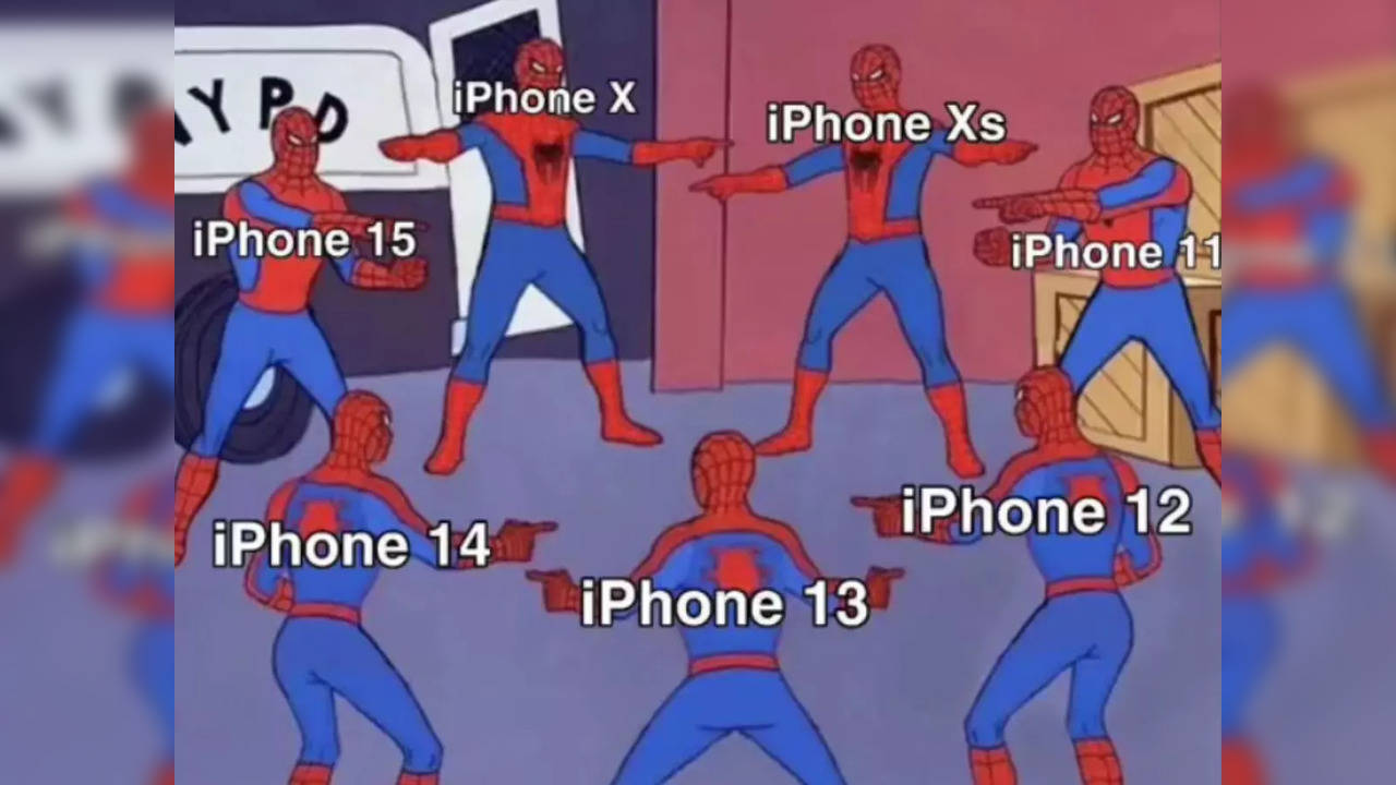 Apple launched the iPhone 14 series Thursday triggering a memefest on social media | Picture courtesy: Twitter/@GelaniParody