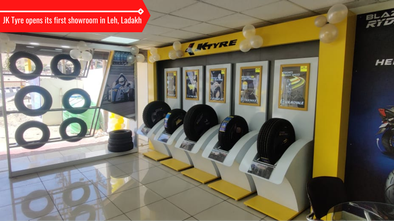 JK Tyre opens its first showroom in Led, Ladakh