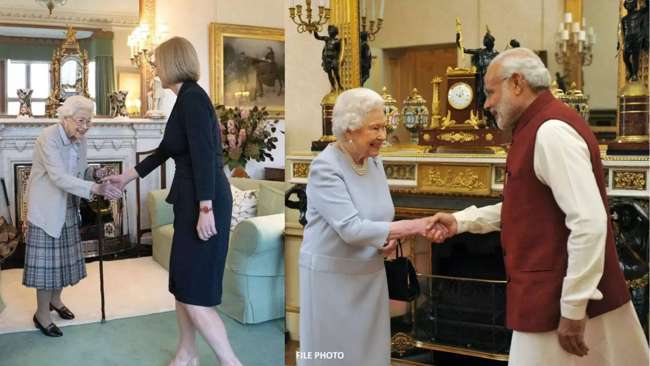 pm modi liz truss queen liz