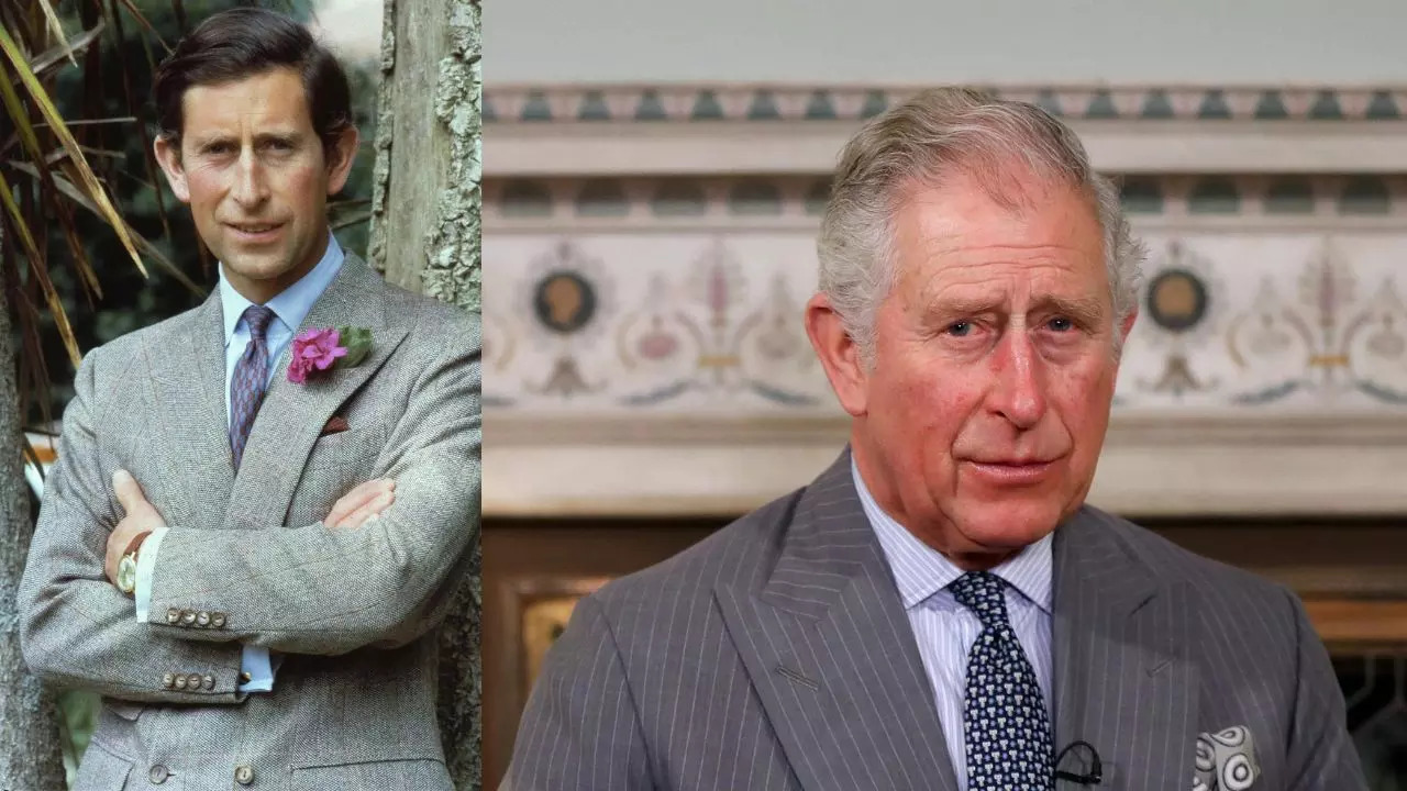 Prince Charles young to old AP photo