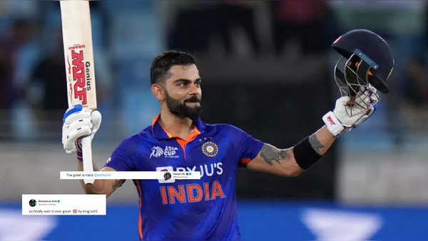 The great Virat Kohli is back: How Pakistan cricket fraternity lauded ...