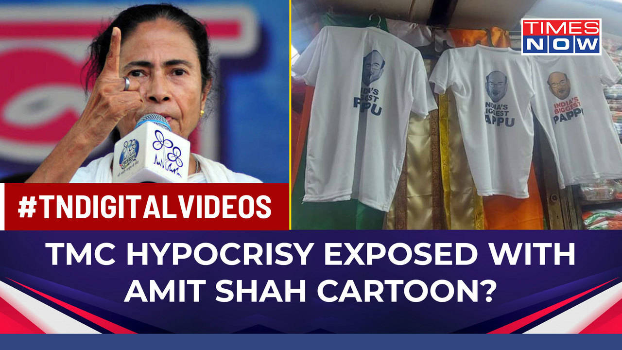 Mamata’s TMC, Not Known For Taking Cartoons Kindly, Adopts Similar Strategy To Mock Amit Shah | Times Now