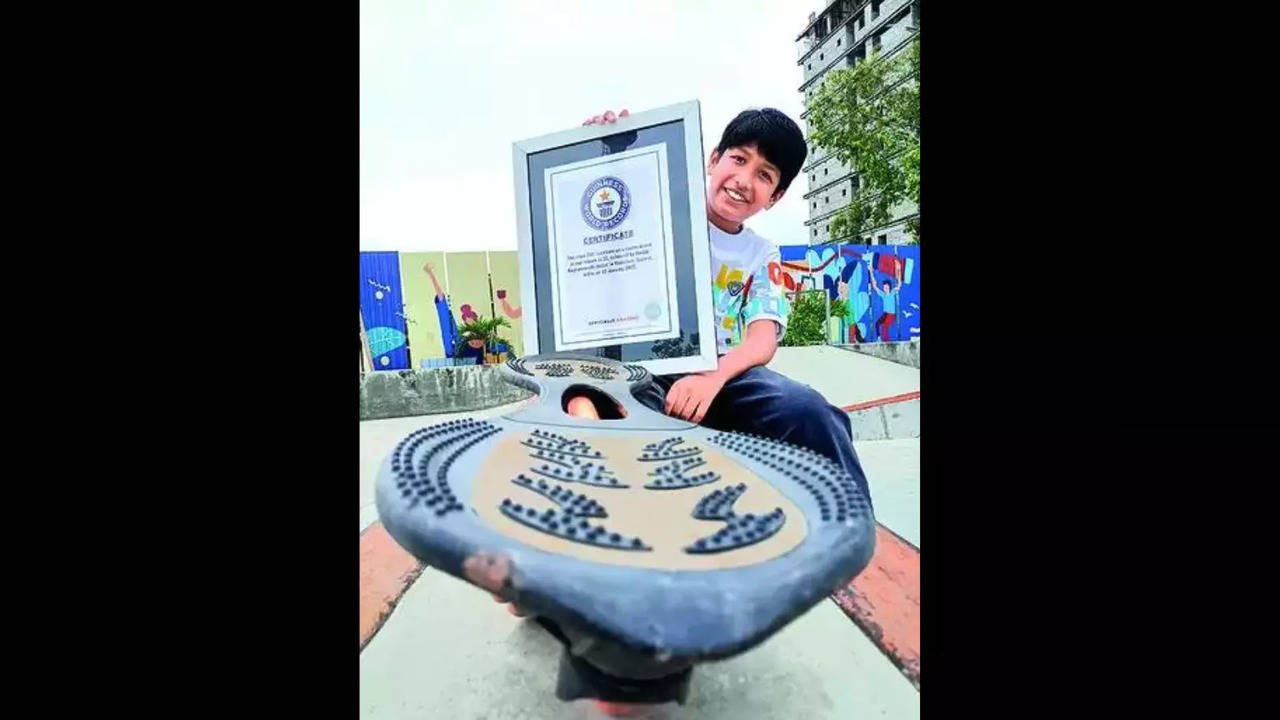 Kuwait Born Indian boy breaks Guinness World Record for bottle fl