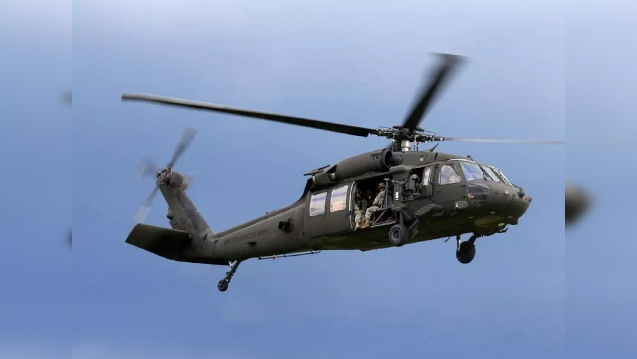 American Black Hawk helicopter