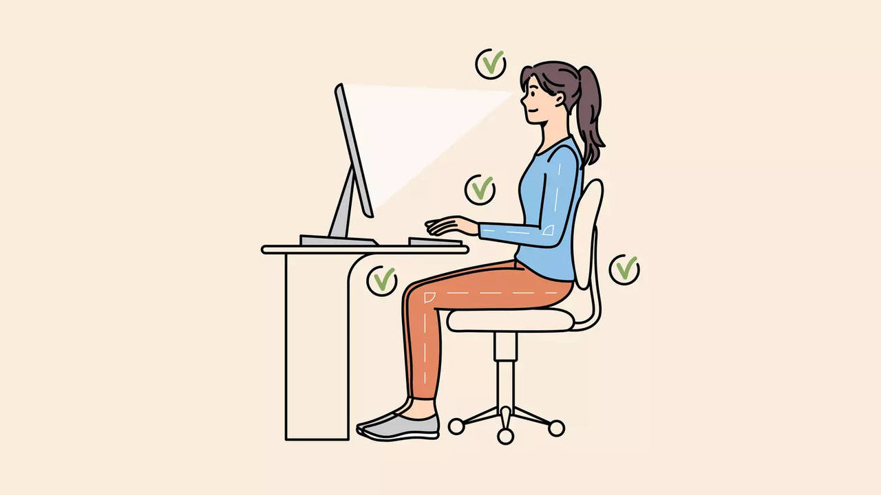 THESE tips will help you maintain good posture while working from home