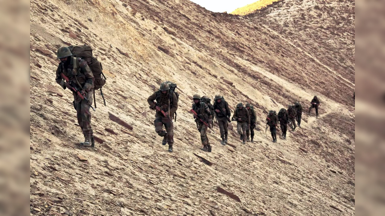 **EDS: TWITTER IMAGE  POSTED BY @adgpi on SATURDAY, SEPT. 10, 2022** Ladakh: Ind...