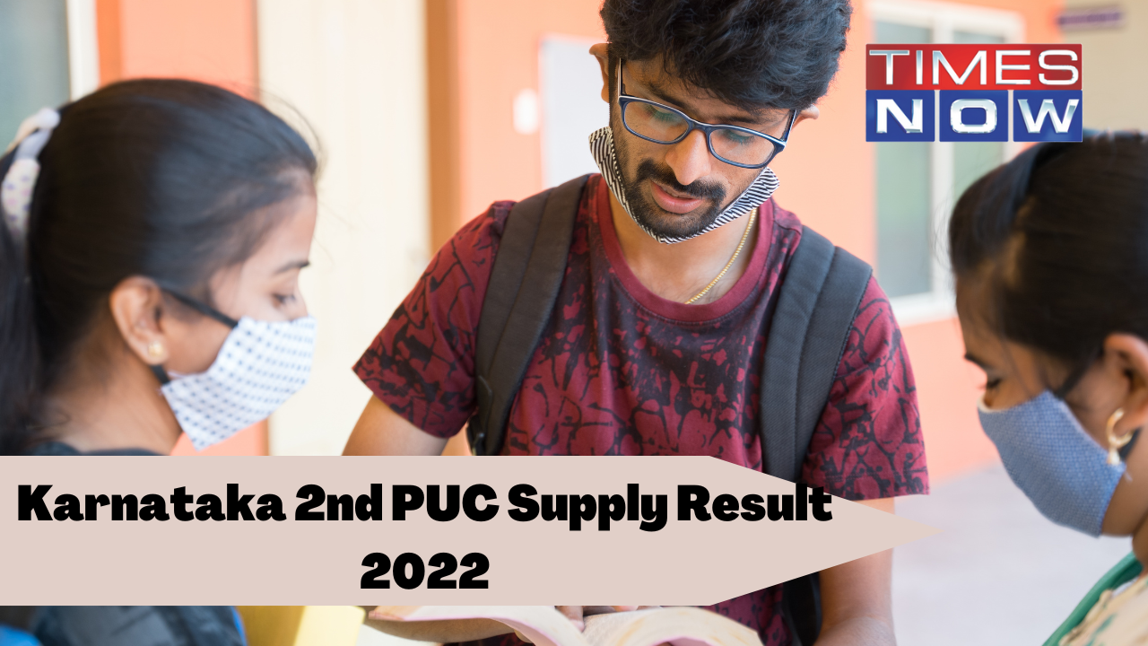 Karnataka PUC Supplementary Results 2022 today on karresults.nic.in and
