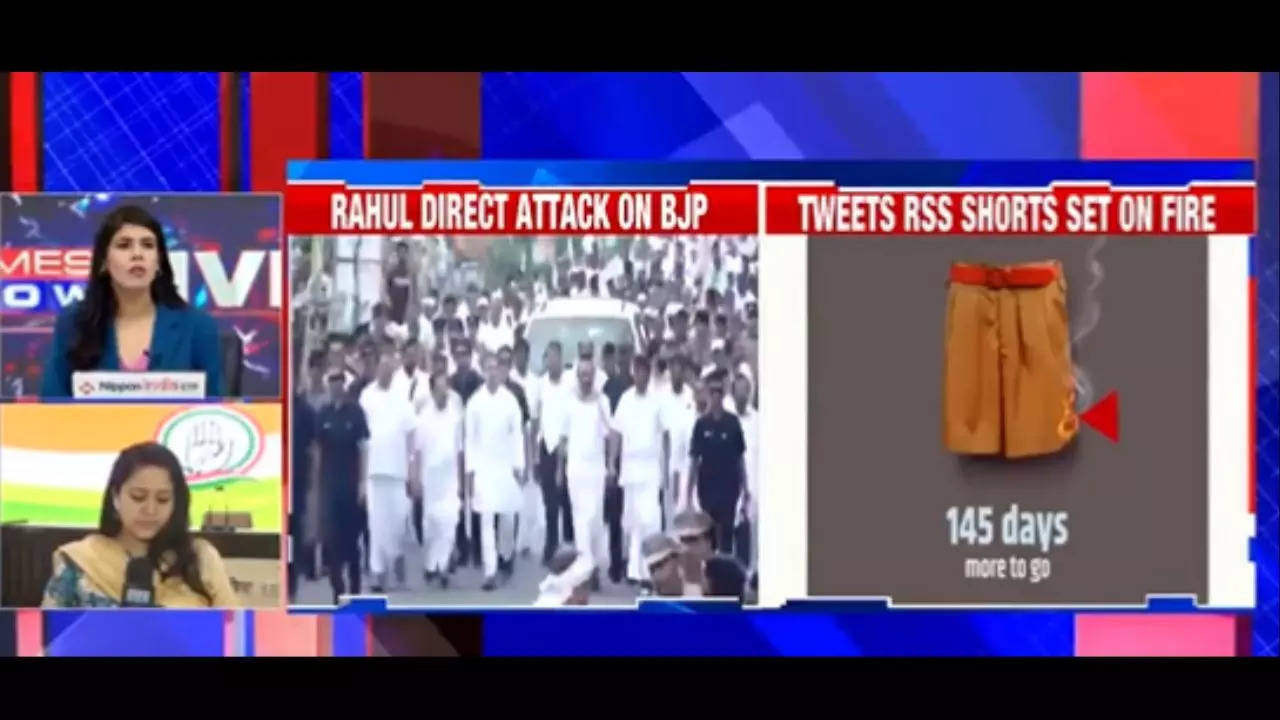 A controversy erupted after Congress tweeted a picture of RSS uniform on fire