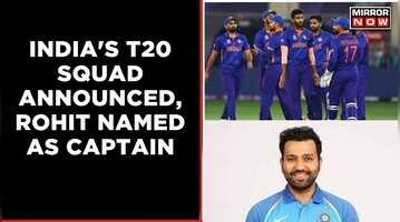 Indias Squad For T20 a annoncé Rohit nommé capitaine