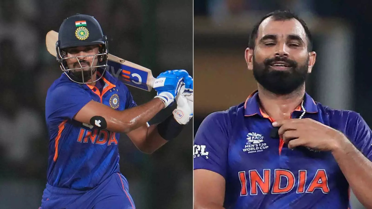 Mohammed Shami and Shreyas Iyer are part of India's reserve list for T20 World Cup 2022