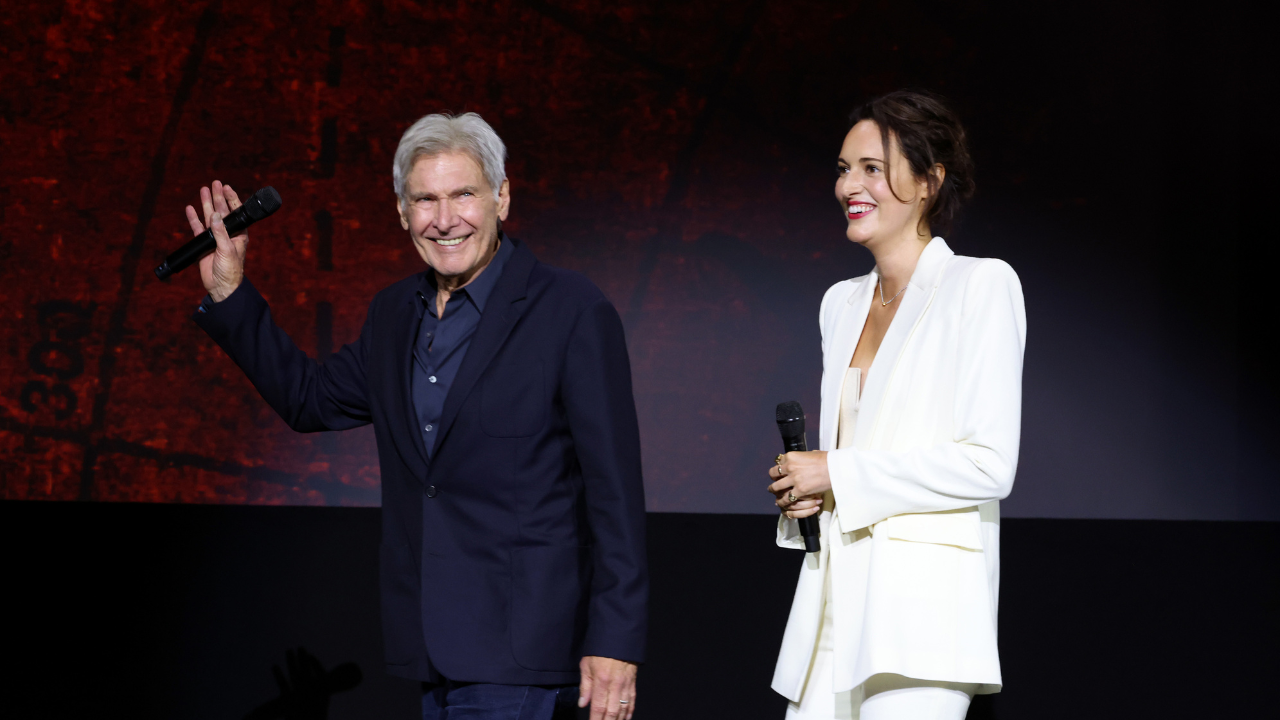 Harrison Ford and Phoebe Waller-Bridge