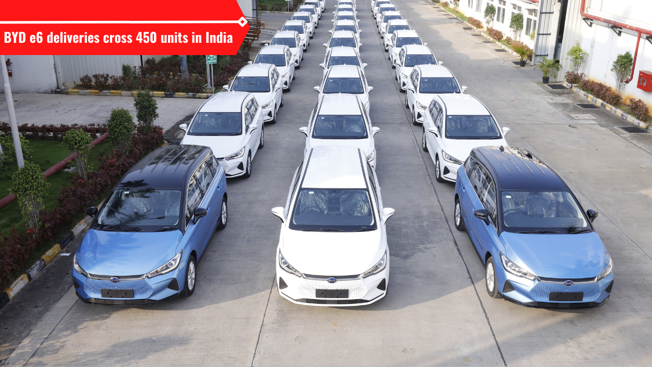 BYD e6 deliveries