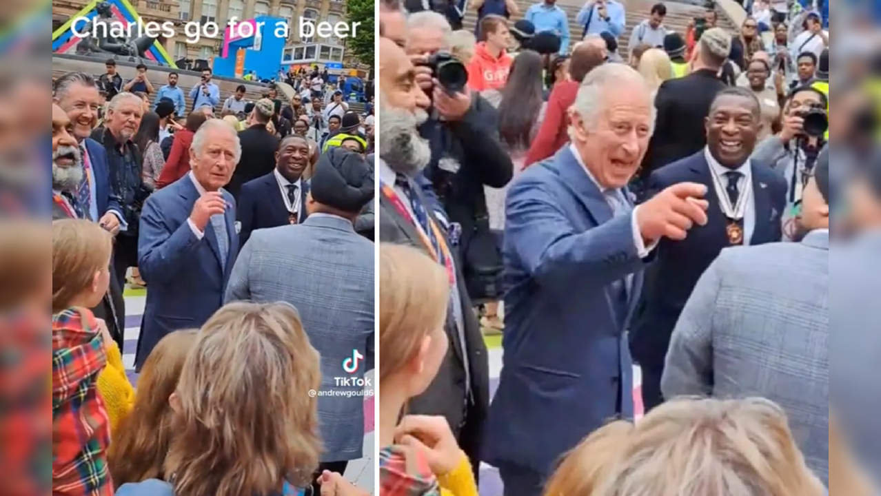 Man asks King Charles out for a beer