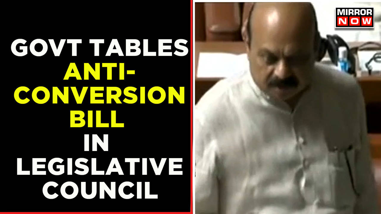 Karnataka Anti Conversion Bill Tabled In Legislative Council Bjp Claims The Bill Will Pass