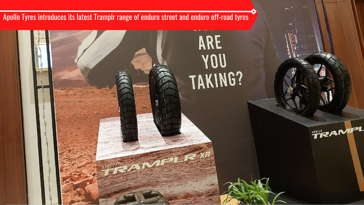 Apollo Tyres Tramplr XR and ST tyres (Left-Right)