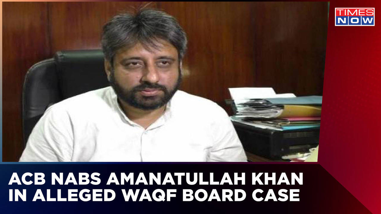 Acb Raids Aap Mla Amanatullah Khan In Connection With Irregularities In