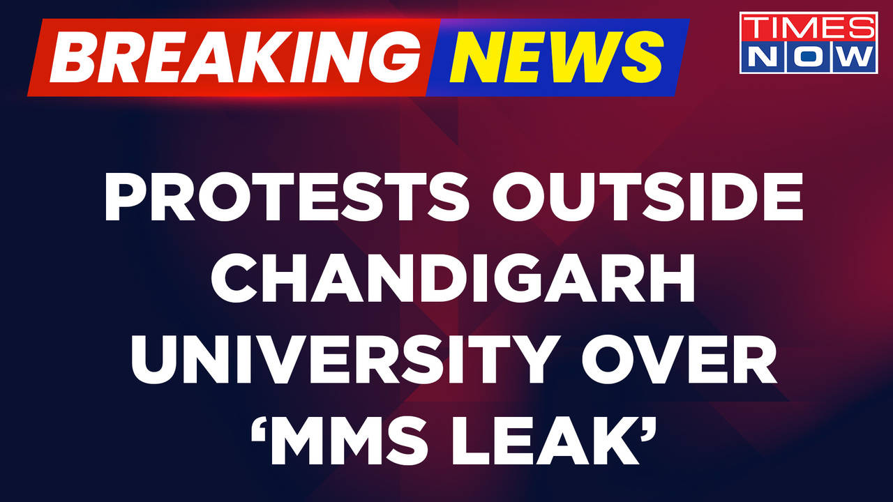 Protests Outside Chandigarh University After Alleged MMS Video Leak |  English News | Latest