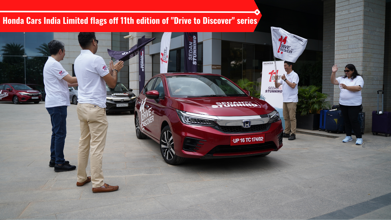 HCIL flags off 11th edition of 'Drive to Discover' series