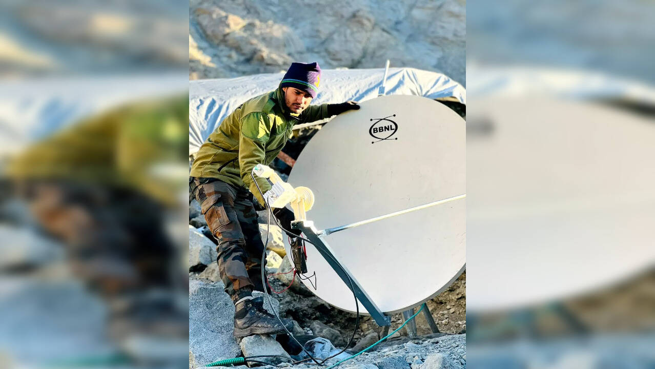 Army activates satellite-based internet service on Siachen Glacier