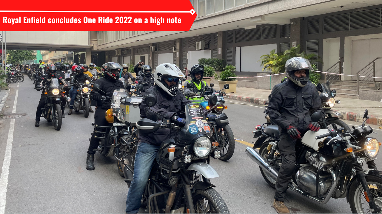 Royal Enfield concludes One Ride 2022 on high note