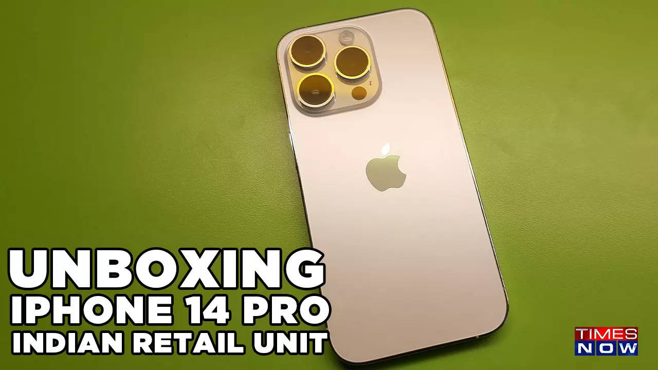 iPhone 14 Pro Indian Retail Unit Unboxing and First look (Simcard