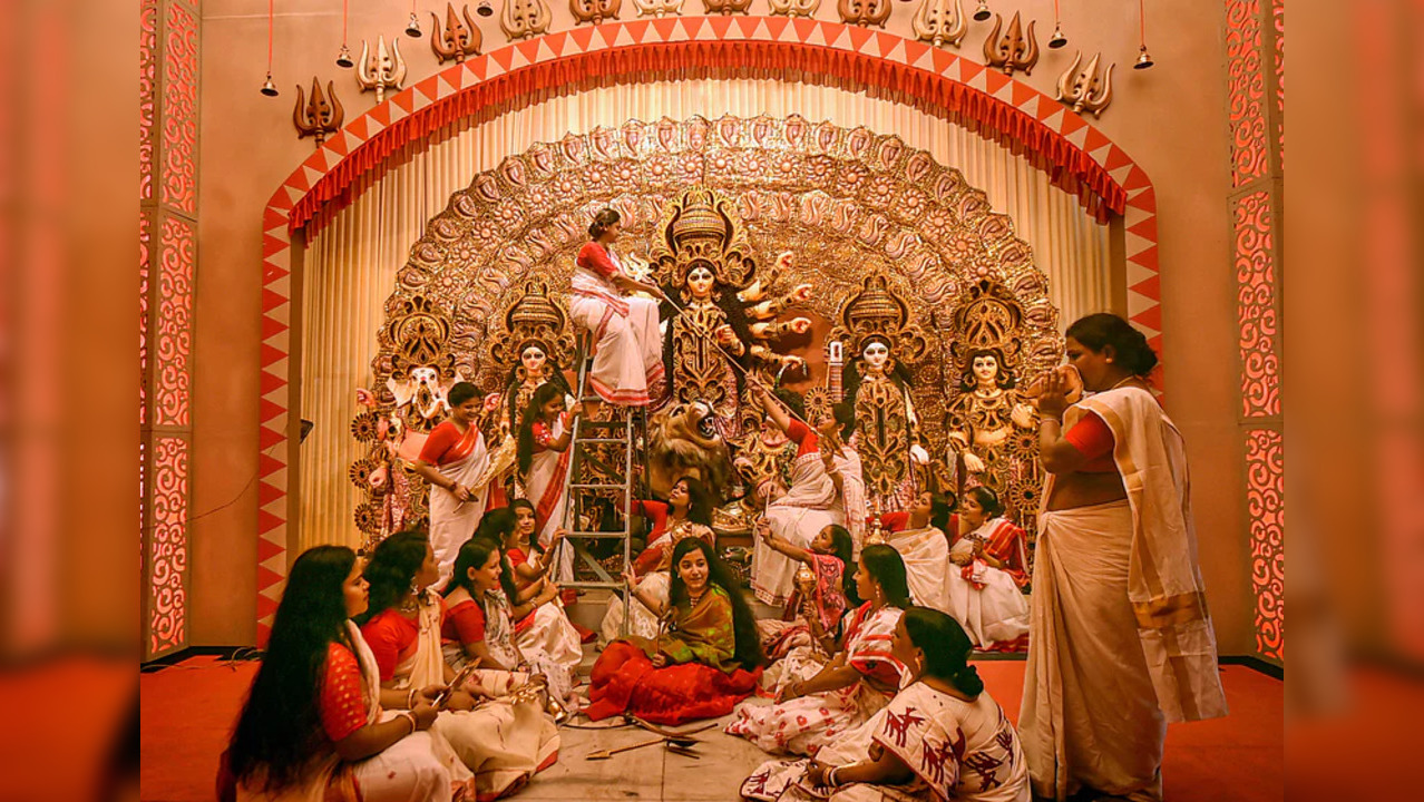 Durga Puja PTI.