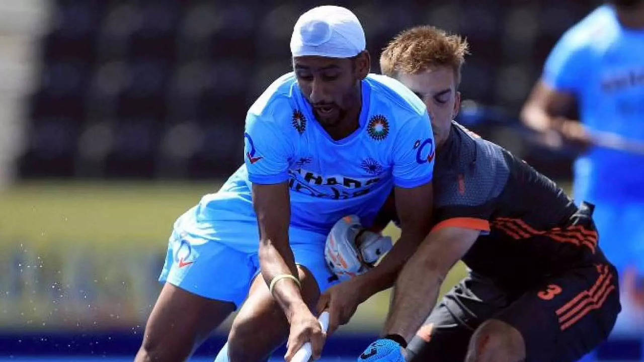 Indian men's hockey player Mandeep Singh