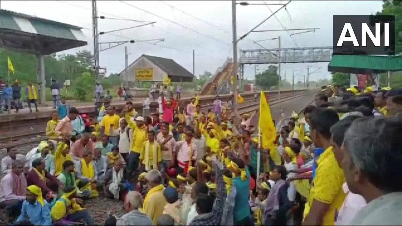 Kurmi community protest in purulia.