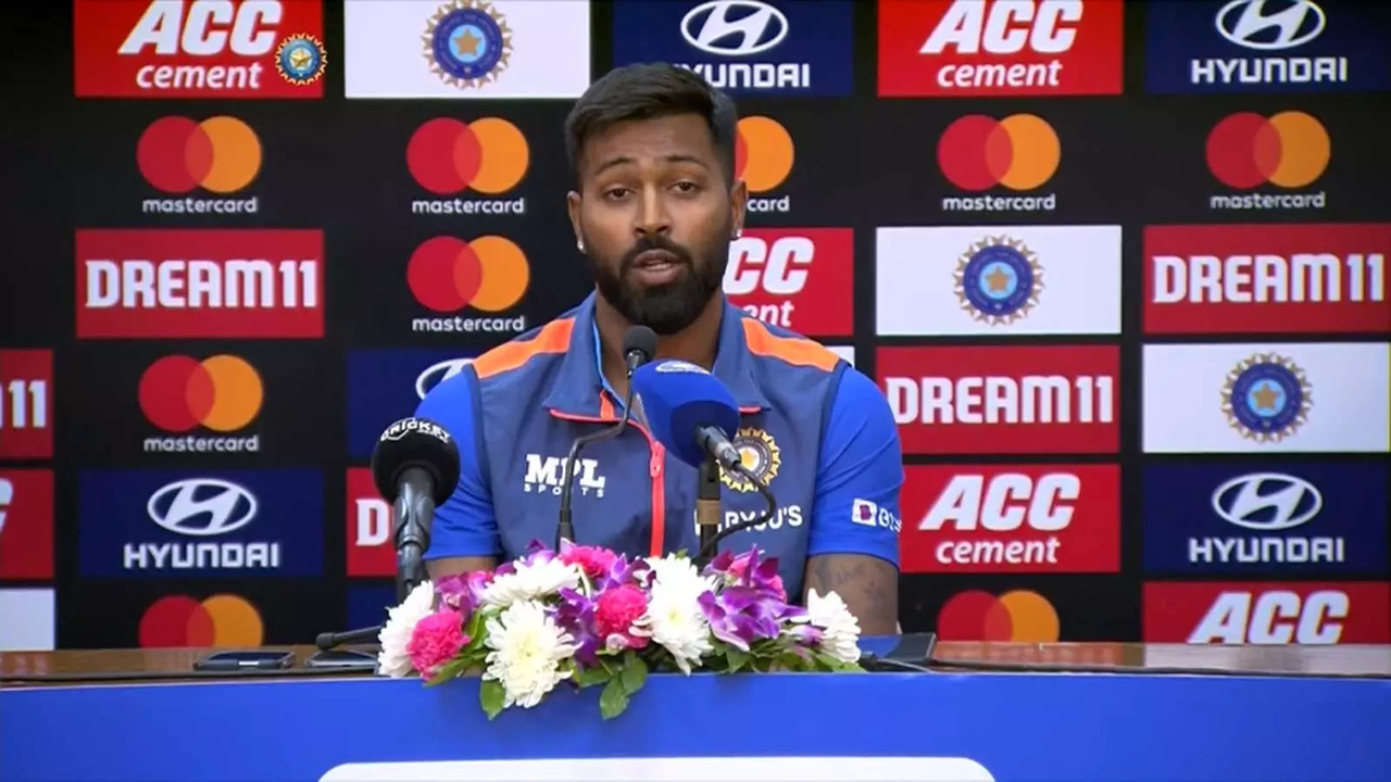 Hardik Pandya attended press conference in Mohali after first T20I