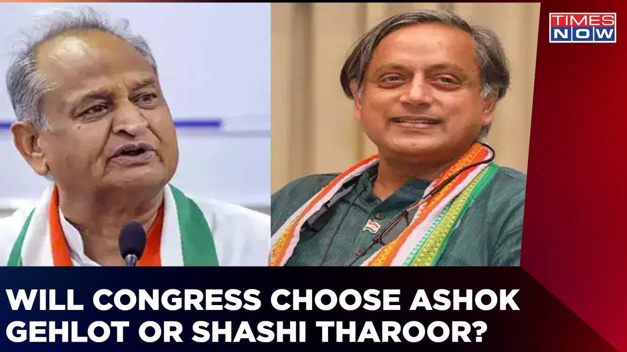 High Drama Inside Congress Will The Grand Old Party Go To Shashi Tharoor Or Ashok Gehlot 4656