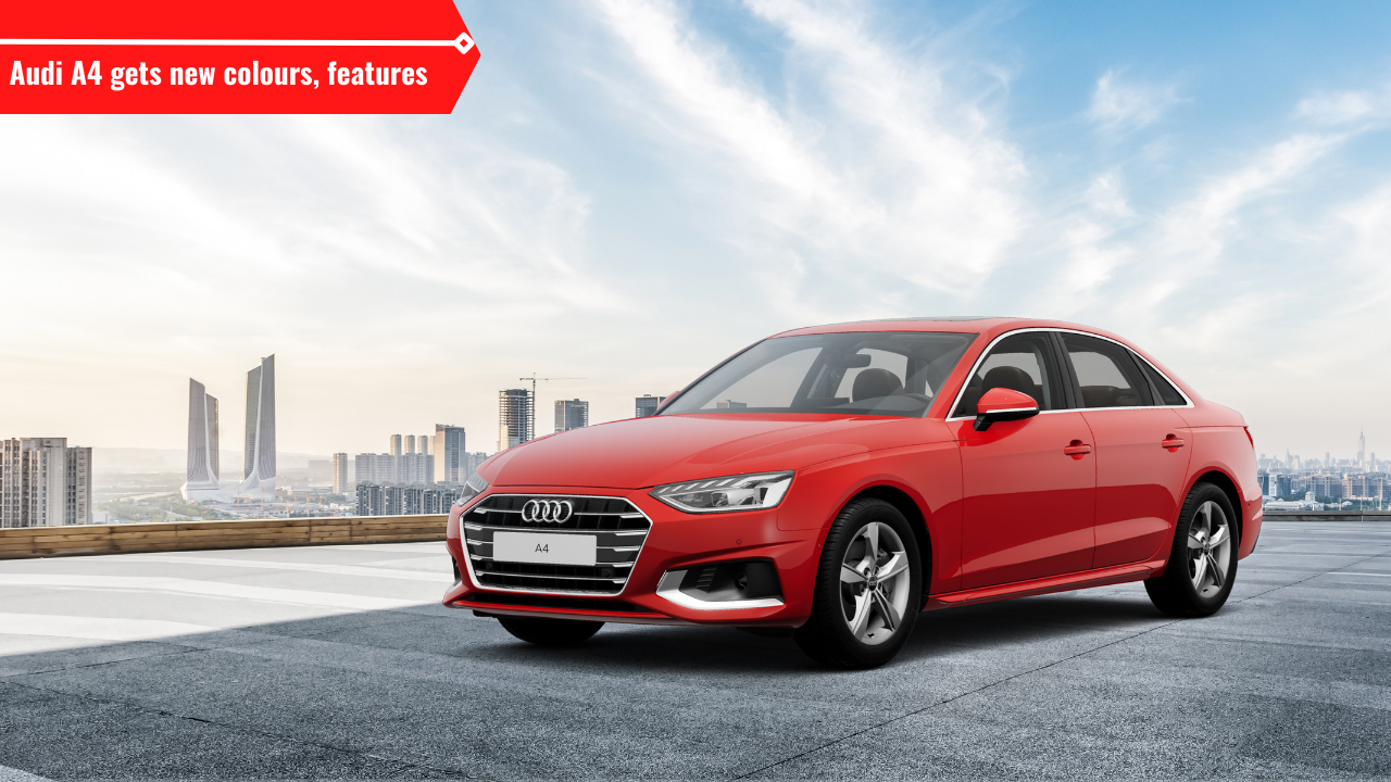 Audi A4 gets new colours, features