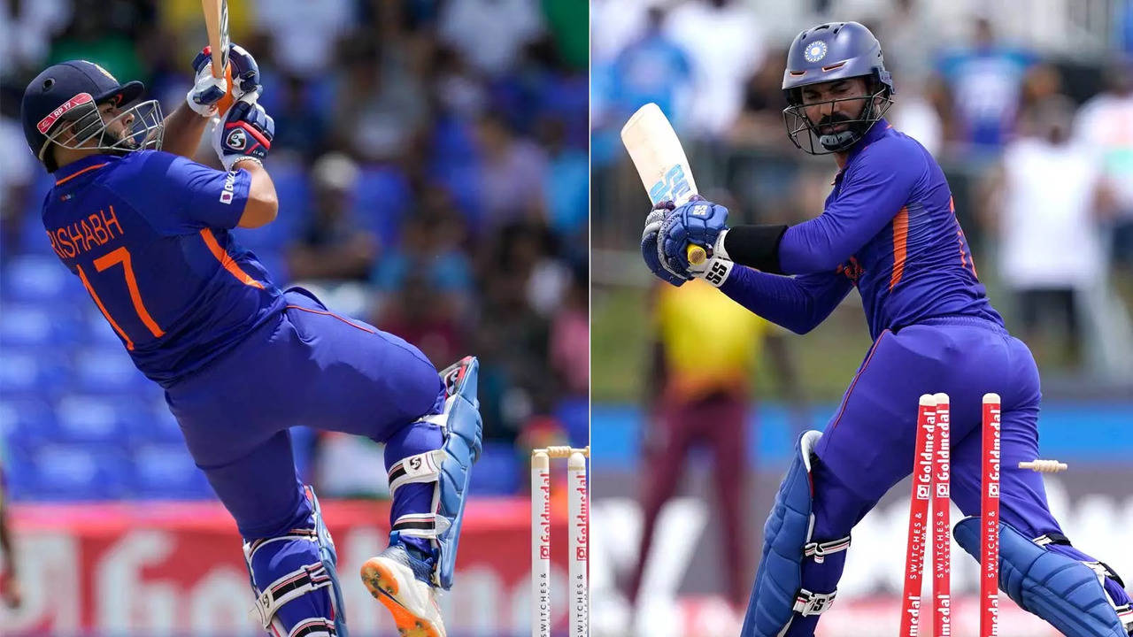 Rishabh Pant and Dinesh Karthik are India's two wicket-keepers for T20Is