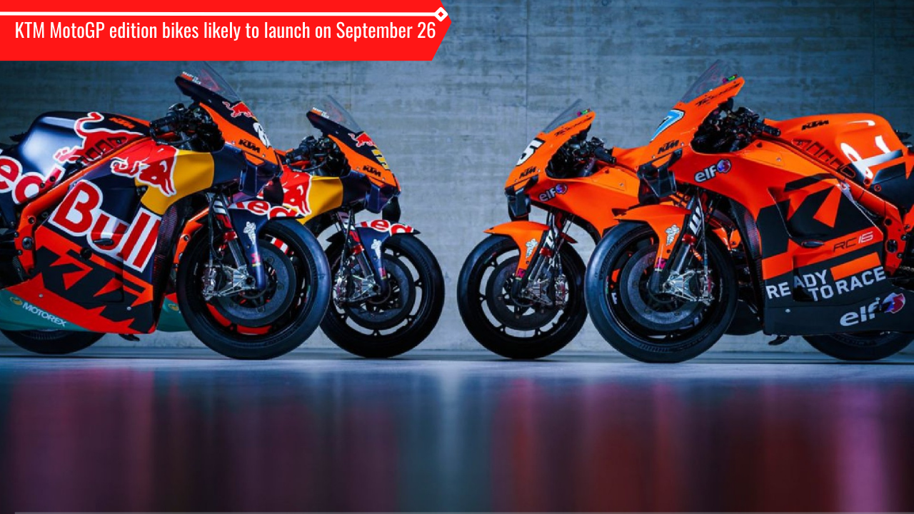 KTM MotoGP RC16 bikes