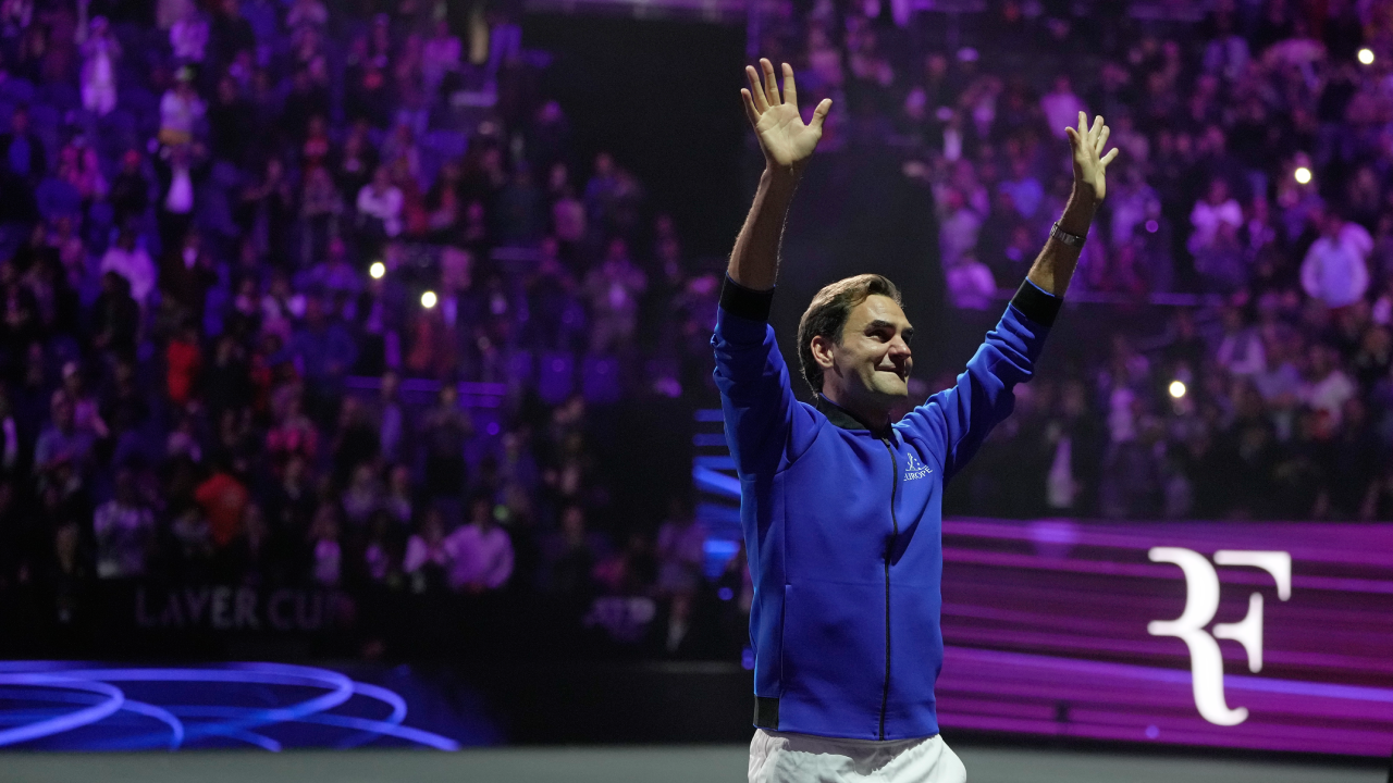 Roger Federer Laver CUP AP