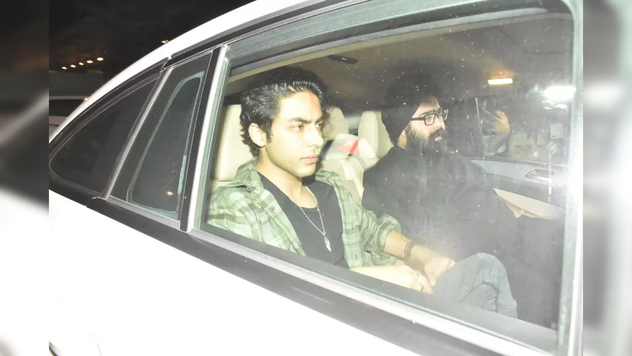 Shah Rukh Khan's son Aryan Khan arrives at Chunky Panday's star-studded birthday bash looking uber-cool - PICS