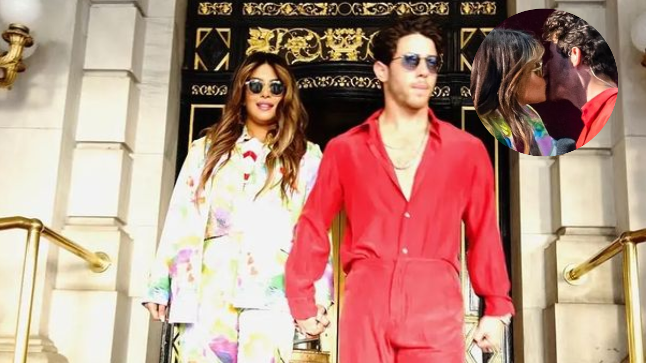 Priyanka Chopra locks lips with husband Nick Jonas at Global Citizen Festival; thanks her 'babe' for sweet intro