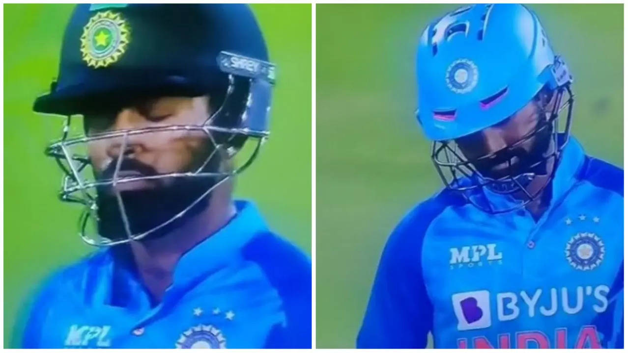 Hardik Pandya repeats viral gesture; gives 'confident' nod to Dinesh ...